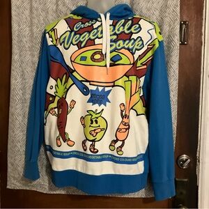 Cross Colours "Vegetable Soup" pullover hoodie